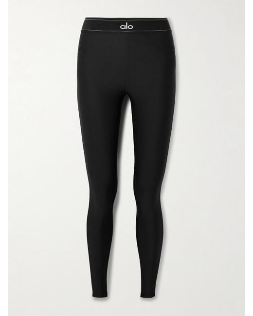 Alo Yoga Black Suit Up Airlift Leggings