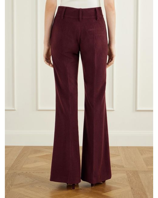Gabriela Hearst Rhein Cashmere And Wool-Blend Flared Pants