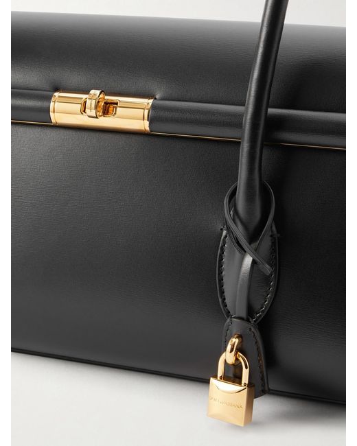 Dolce & Gabbana Black Marlene Leather Shoulder Bag