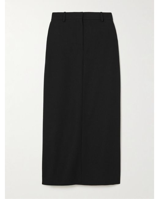 Totême  Black Midirock Aus Webstoff Mit Recycelten Fasern