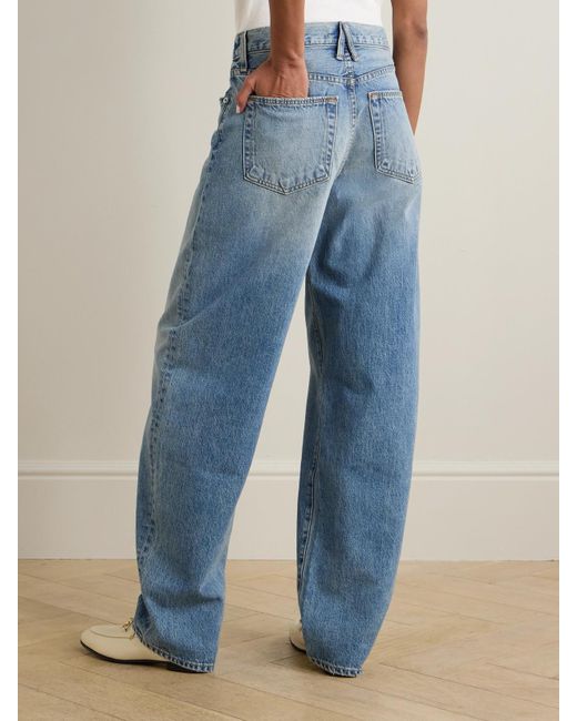 SLVRLAKE Denim Blue Tess Long Boyfriend Jeans