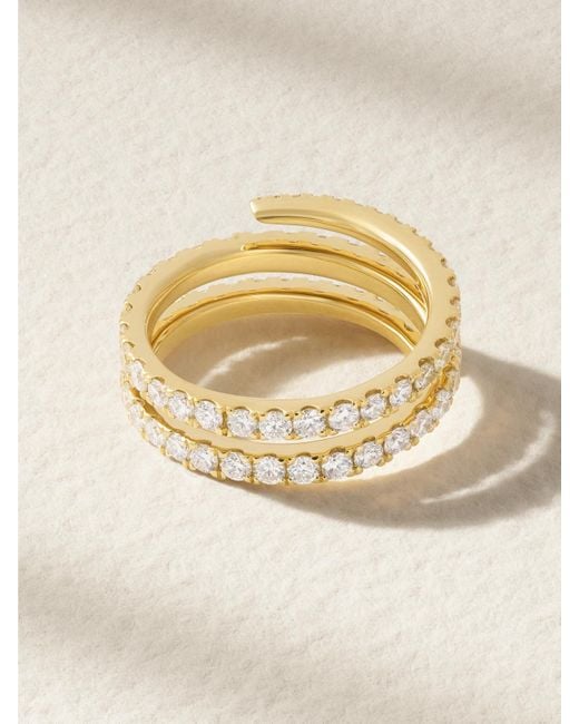 Anita Ko Natural Coil 18-Karat Diamond Ring