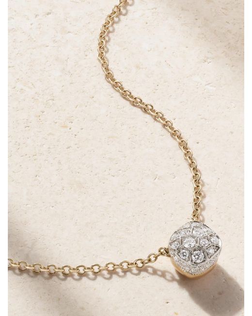 Pomellato Natural Nudo 18-Karat And Diamond Necklace