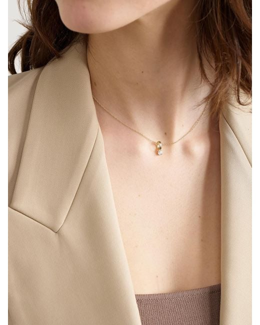 STONE AND STRAND Natural Flow 14-Karat Diamond Necklace