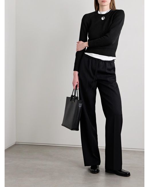 High Sport Black Pullover Aus Einer Baumwollmischung