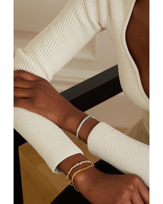 Suzanne Kalan Natural 18-Karat Diamond Cuff