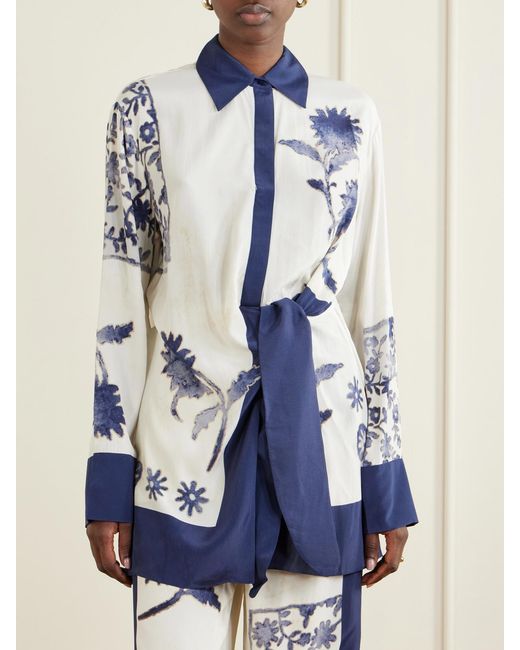 Sir Blue Phillipa Printed Georgette Shirt