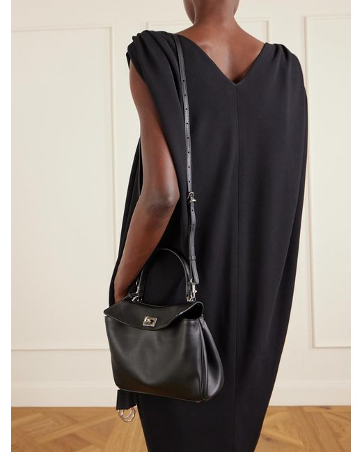 Balenciaga Black Rodeo Mini Leather Tote