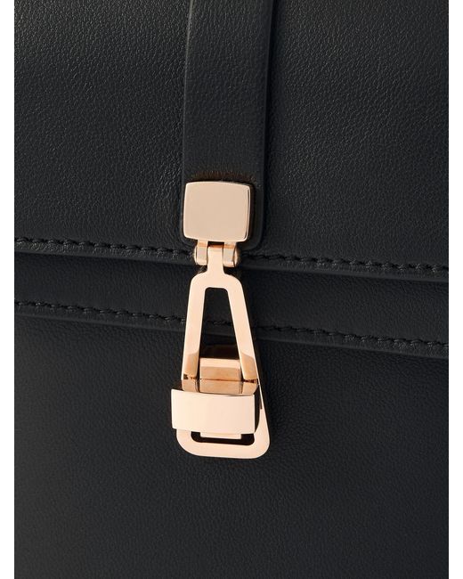 Gabriela Hearst Black Leather Phone Pouch