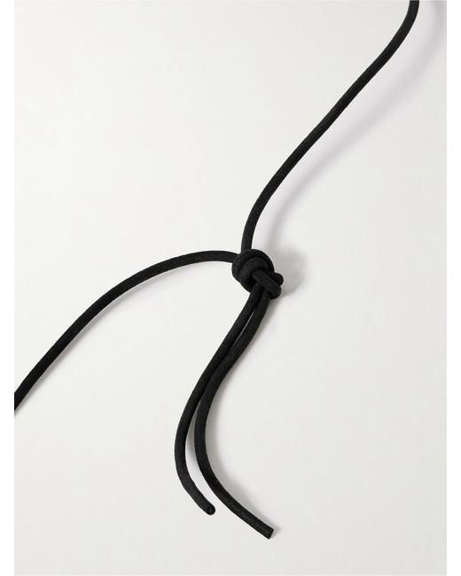 Agmes Natural Wishbone Vermeil Cord Necklace
