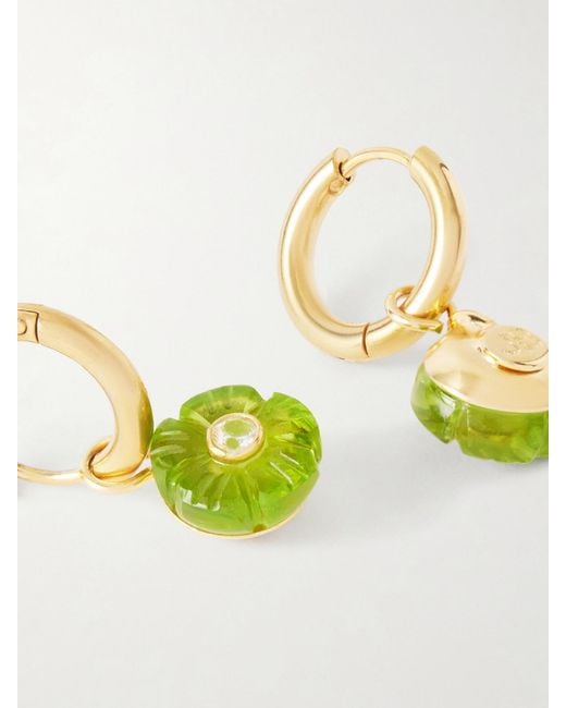 Jennifer Behr Metallic Lillian-Tone Crystal Earrings