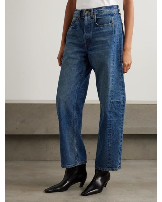 B Sides Blue Lasso High-Rise Wide-Leg Jeans