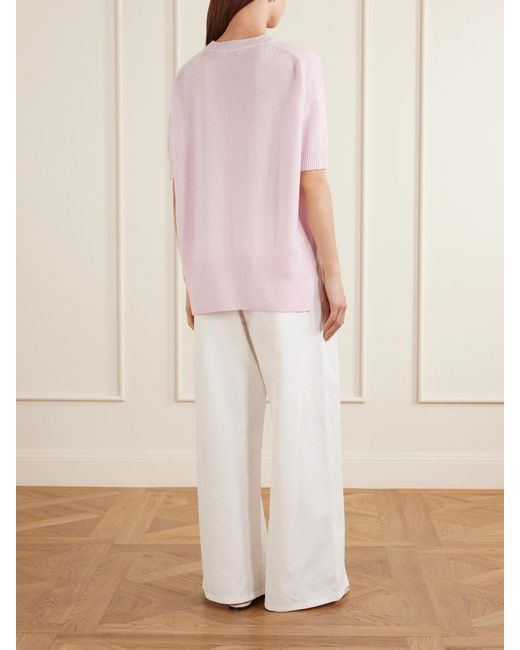 Jil Sander Pink Cashmere Sweater