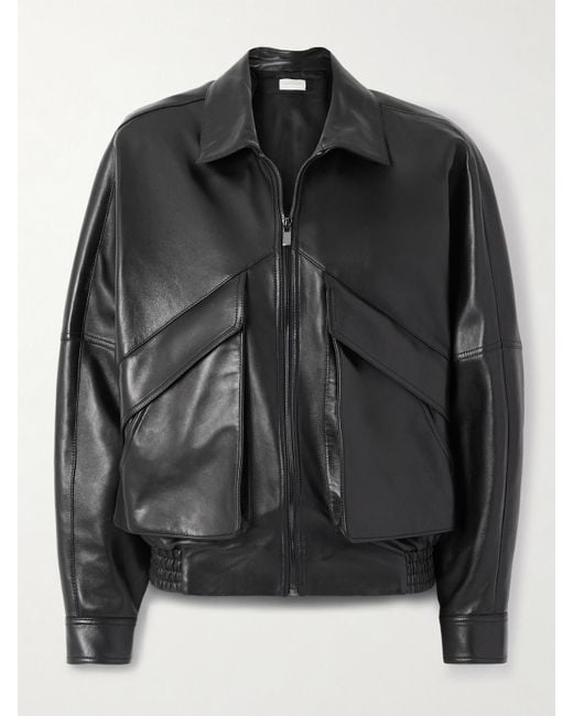 Magda Butrym Black Leather Jacket