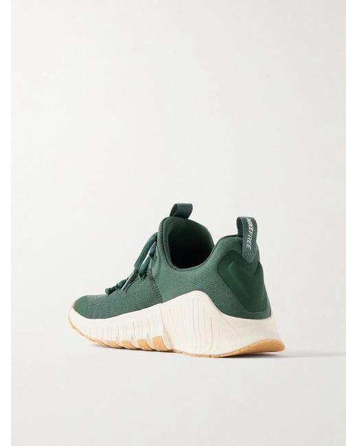 Nike Green Free Metcon 6 Sneakers Aus Mesh