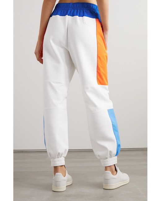 Lacoste Color-block Ripstop-paneled Cotton-blend Jersey Track Pants in Blue  | Lyst