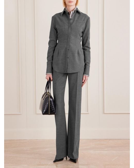 TOVE Gray Elvin Woven Shirt
