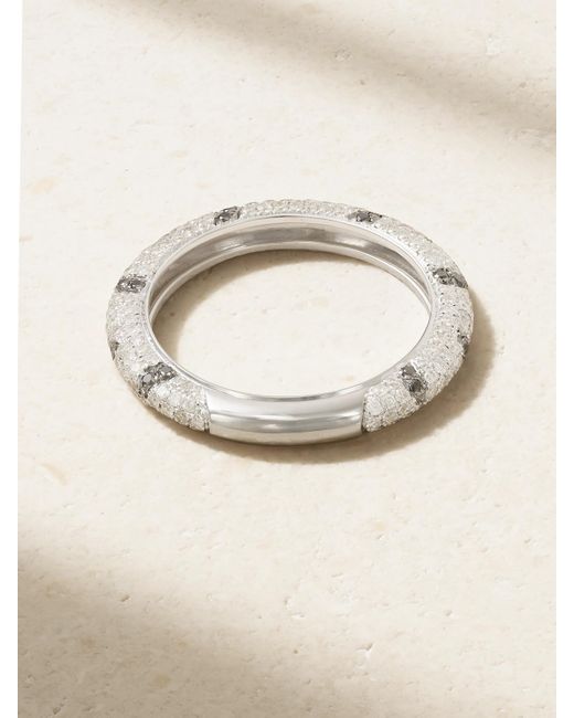 Yvonne Léon Natural Mini Alliance Zebre 18-Karat Diamond Ring