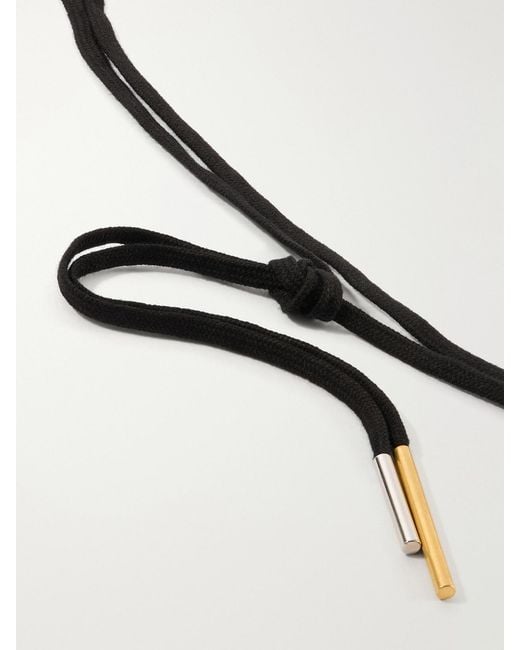 Dries Van Noten Metallic Tone Multi-Stone Necklace
