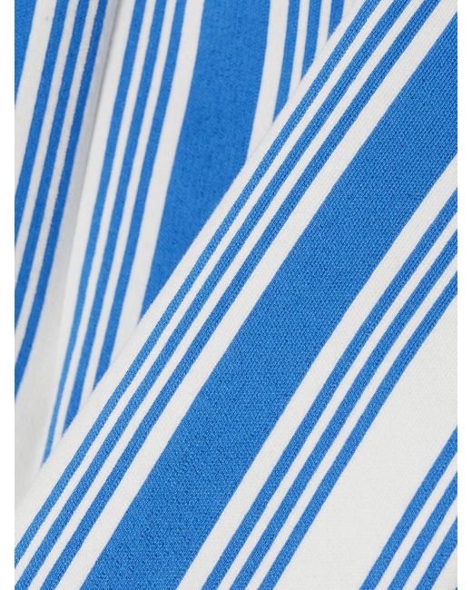 High Sport Blue Savannah Striped Cotton-Blend Shorts