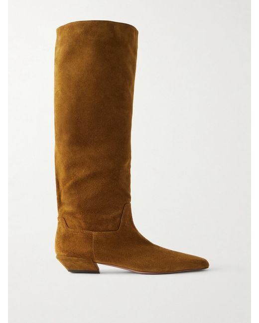 Paris Texas Brown Bettina 25 Suede Knee Boots