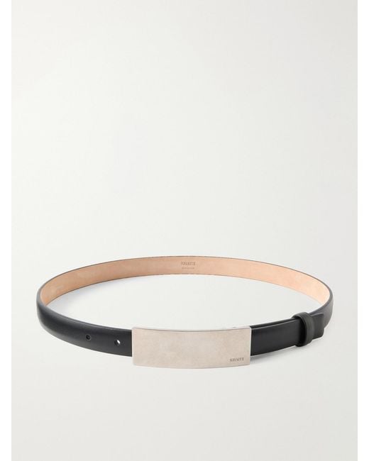 Khaite Natural Berlin Leather Belt