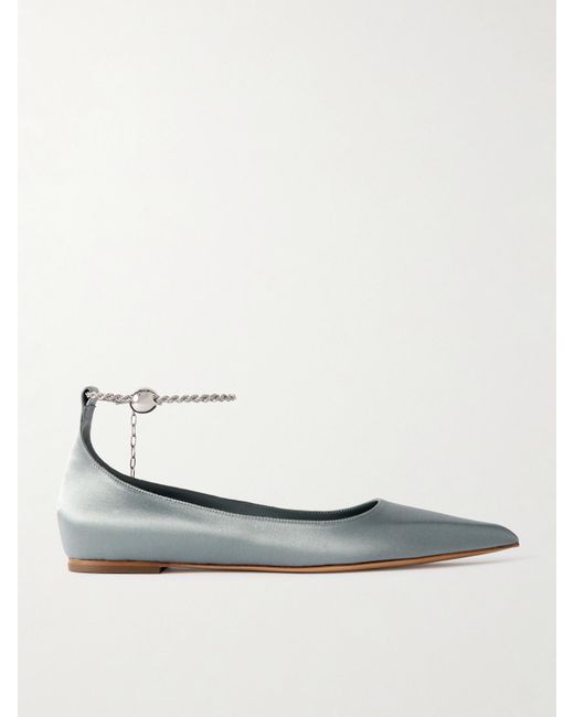Ferragamo pointed flats cheap