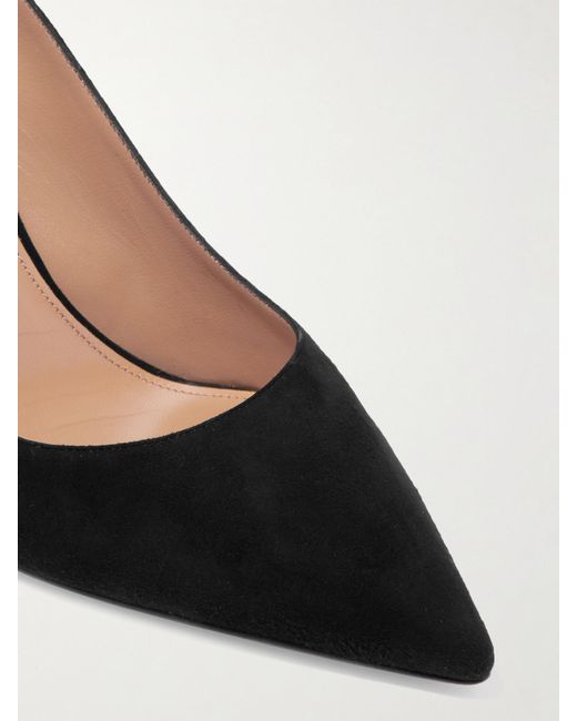 Aquazzura Black Bow Tie Pump 85
