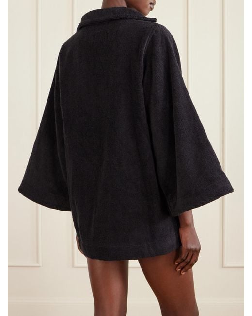 Lisa Marie Fernandez Blue Cotton-Terry Tunic