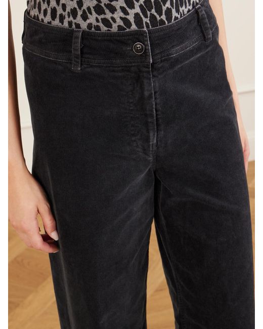 Nili Lotan Blue Megan Cotton Blend Pants