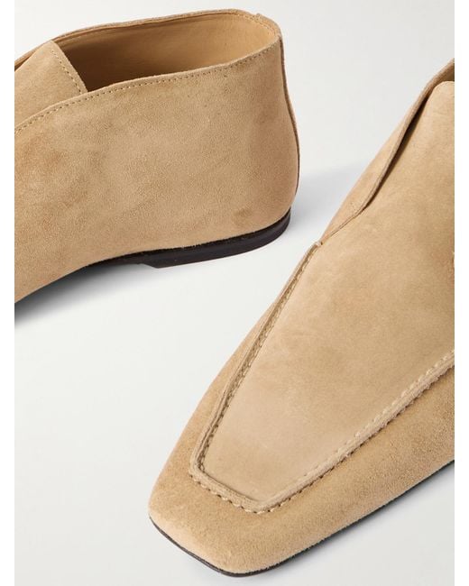 Totême  Natural The Desert Ankle Boots Aus Veloursleder