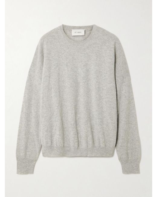 St. Agni Gray Cashmere Sweater