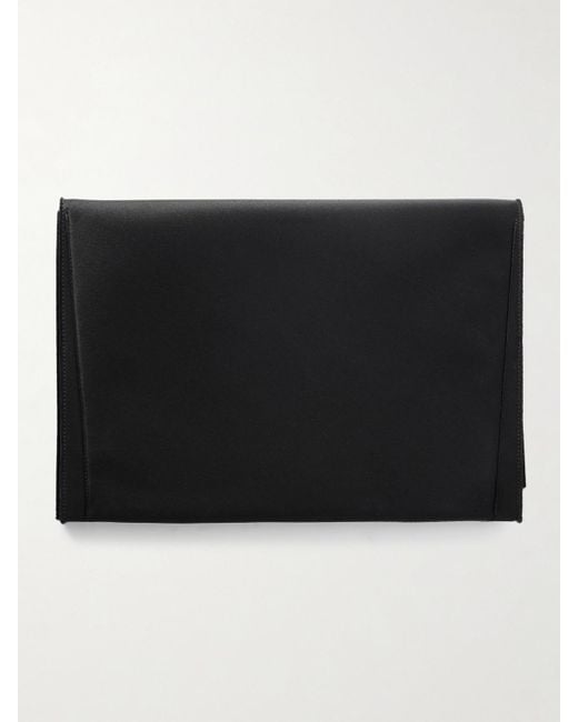 Givenchy Black Clutch Aus Satin Mit Stickerei
