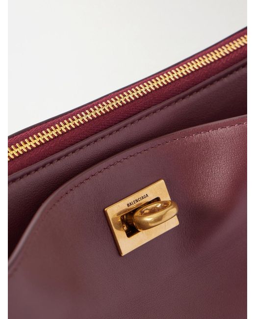 Balenciaga Purple Rodeo Sling Pochette Leather Shoulder Bag