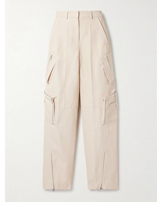 Jacquemus Natural Atelier Canvas Straight-Leg Cargo Pants