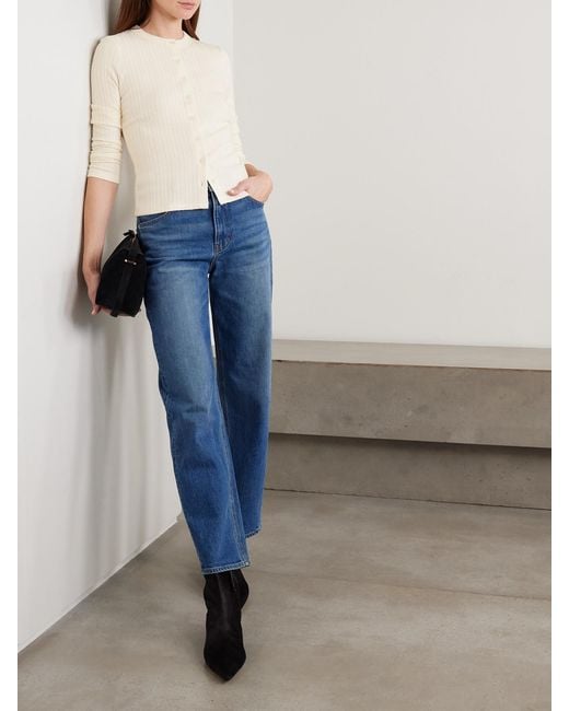 Cardigan En Mailles Pointelle Lira Veronica Beard en coloris Natural