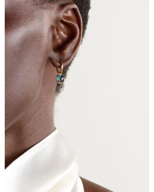 Pomellato Natural Nudo 18-Karat Rose Topaz Earrings