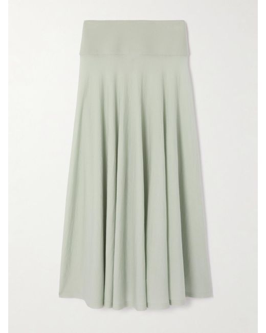 Alaïa Multicolor Wool-Blend Maxi Skirt