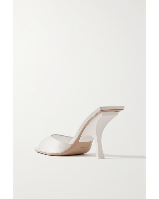The Attico Natural Ester Leather Mules