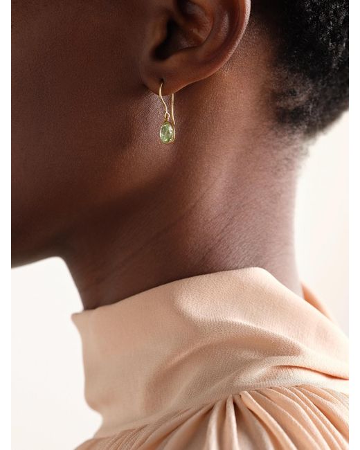 Pippa Small Natural 18-Karat Tourmaline Earrings