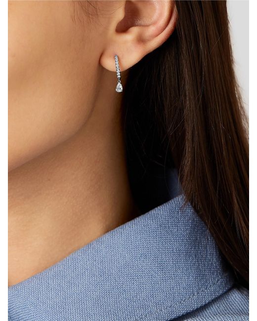 Anita Ko Natural Huggies 18-Karat Diamond Single Earring