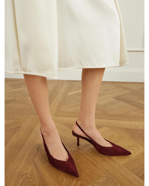 Neous Pink Moriah 65 Suede Pumps