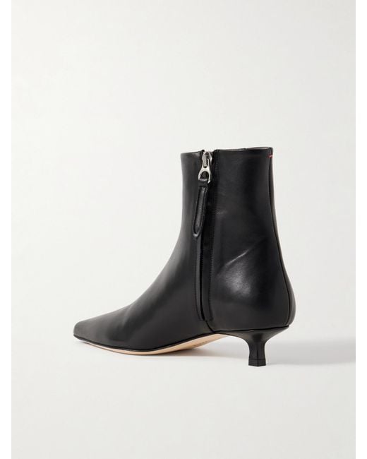 Bottines En Cuir Sofie Aeyde en coloris Black
