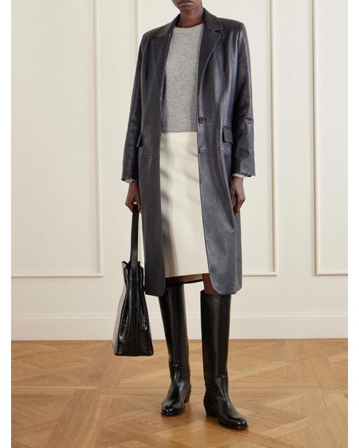 Jude Black Den 35 Leather Knee Boots