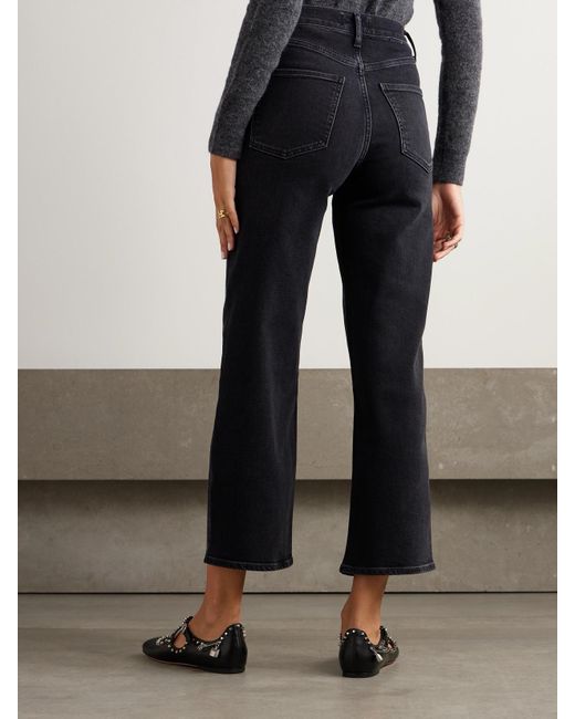 Agolde Blue Ren High-Rise Wide-Leg Jeans