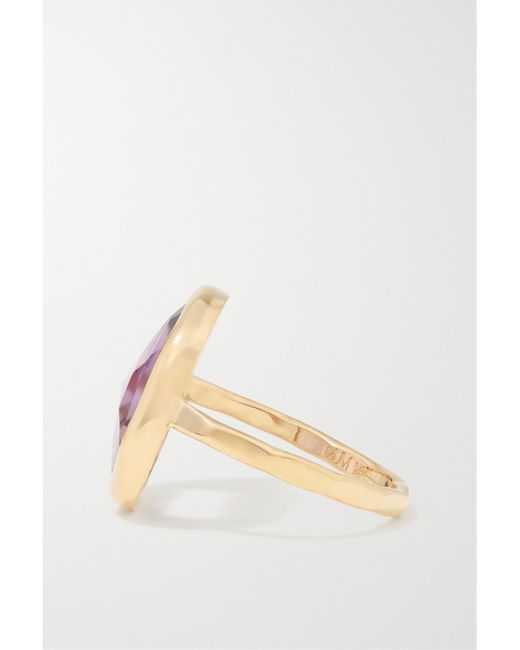 Melissa Joy Manning Purple 14-Karat Recycled Amethyst Ring