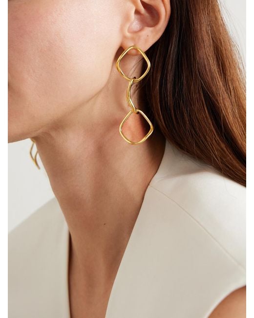 YSSO Natural Hermes-Plated Earrings
