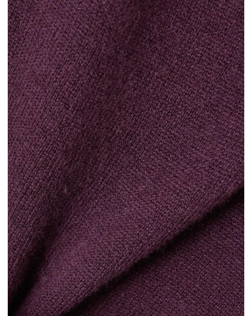 Lisa Yang Purple Julianne Cashmere Cardigan