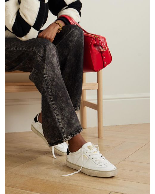 Golden Goose Deluxe Brand White Soul Star Sneakers Aus Leder