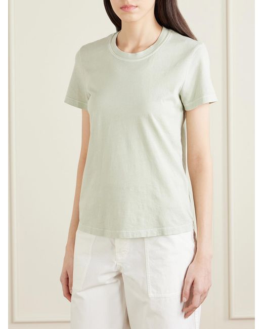 James Perse White Vintage Boy Cotton-Jersey T-Shirt